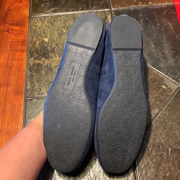 Kate spade navy suede flats, size 8.5 - Picture 3 of 7